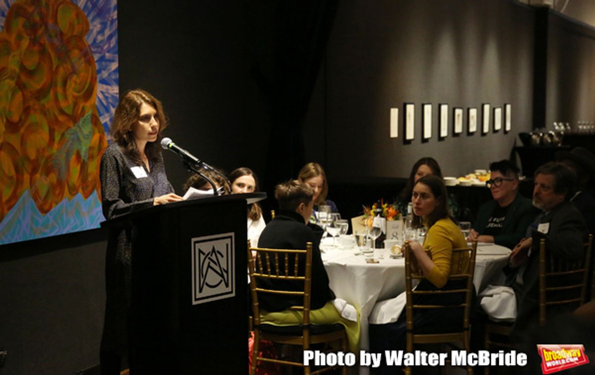 Sarah Stern at Inside Vineyard Theatre's Emerging Artists Luncheon Honoring Charly Evon Simpson