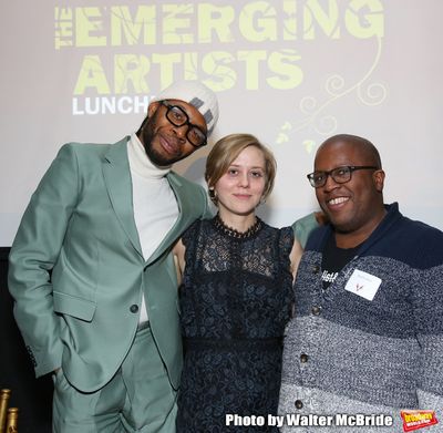 Jeremy O. Harris, Kate Tarker and Michael R. Jackson Photo