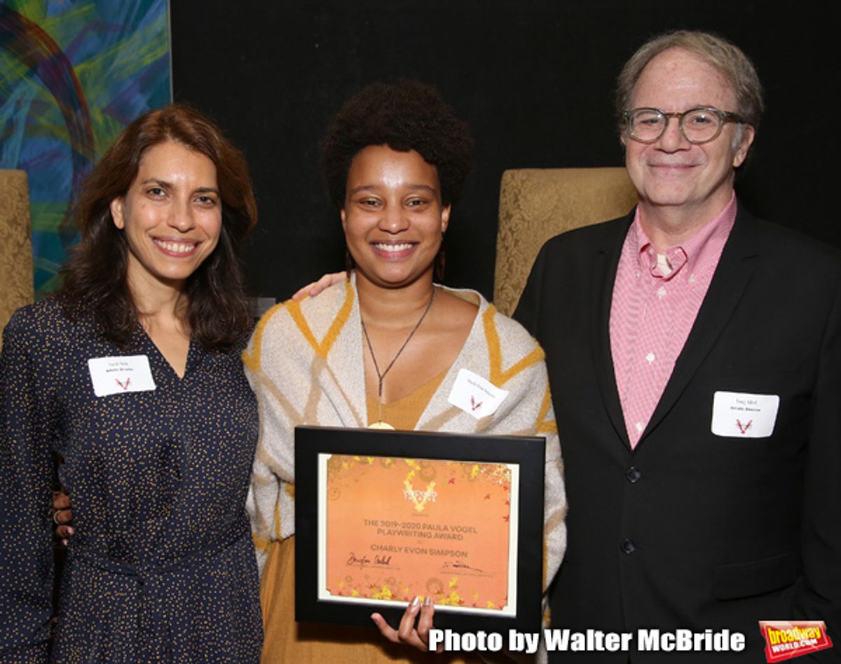 Sarah Stern, Charly Evon Simpson and Douglas Aibel  at 