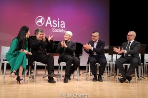 Following the working rehearsal, Agnes Hsu-Tang, PhD moderates a Q&A with (from left  Photo