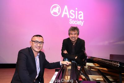Composer Huang Ruo and librettist David Henry Hwang following the world premiere prev Photo