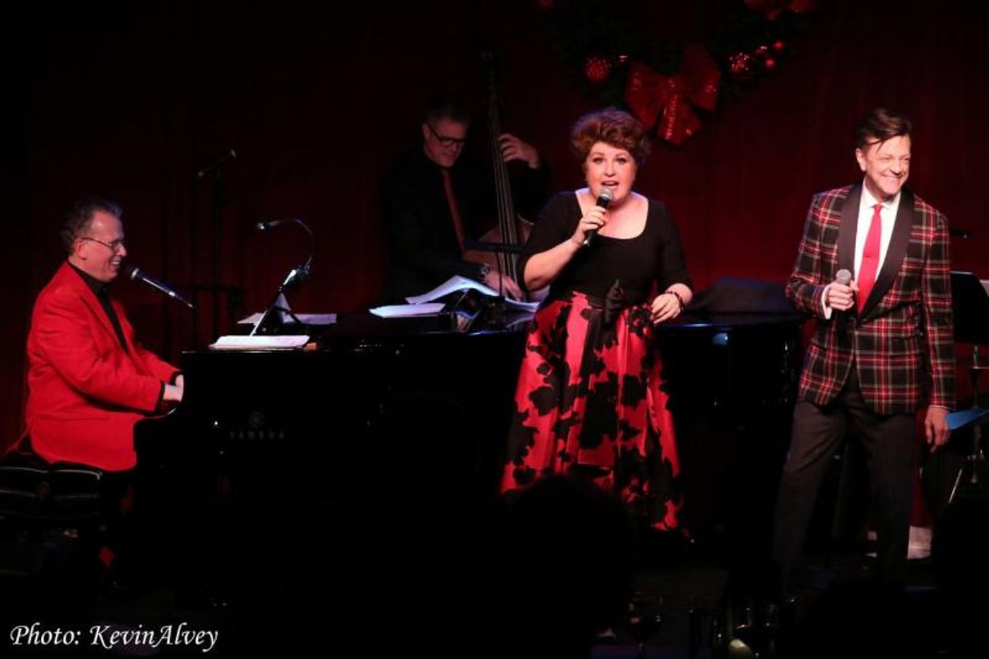 Interview: Klea Blackhurst, Jim Caruso And Billy Stritch of A SWINGING BIRDLAND CHRISTMAS at Birdland  Image