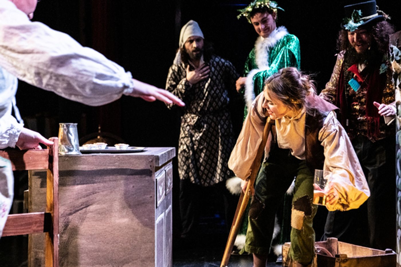 Photo Flash: First Look at A PISSEDMAS CAROL at Leicester Square Theatre Photo Flash: First Look at A PISSEDMAS CAROL at Leicester Square Theatre Image