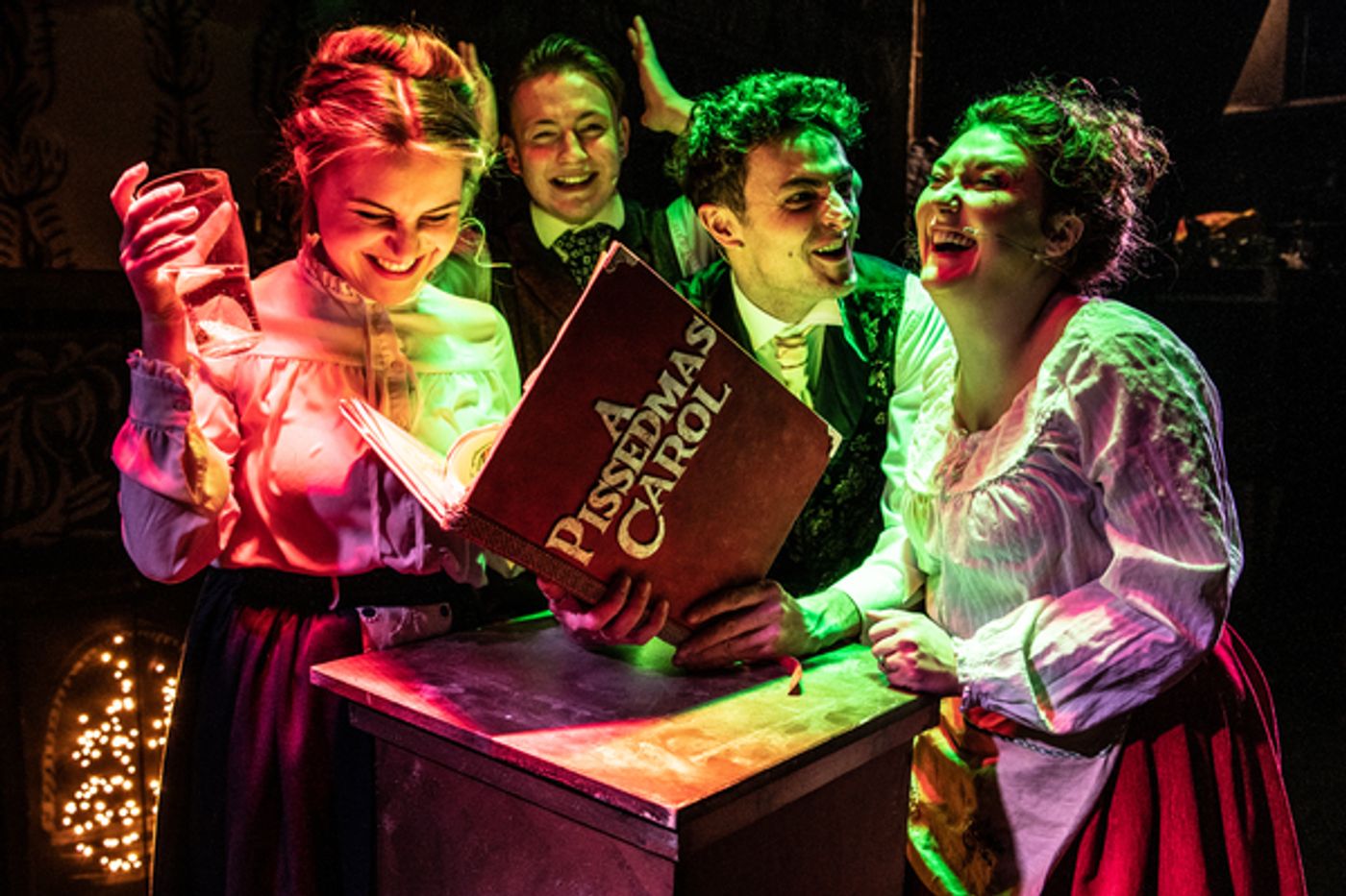 Photo Flash: First Look at A PISSEDMAS CAROL at Leicester Square Theatre Photo Flash: First Look at A PISSEDMAS CAROL at Leicester Square Theatre Image