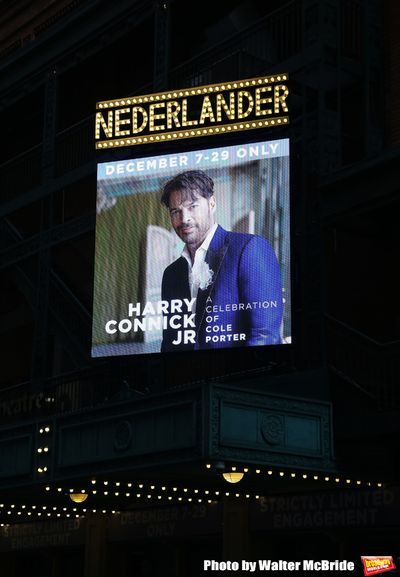 Theatre Marquee  for "Harry Connick Jr. - A Celebration of Cole Porter" Photo