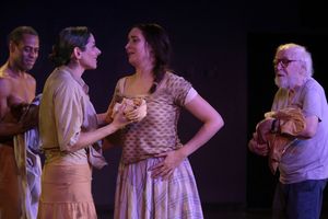 Tommie J. Moore, Lisa Birnbaum, Emily Fury Daly, George Bartenieff in Karen Malpede'' Photo