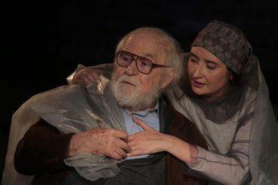 George Bartenieff and Emily Fury Daly in Karen Malpede''s Other Than We Obie Photogra Photo