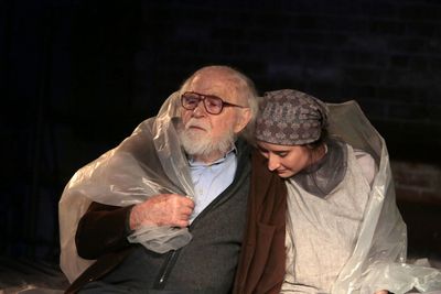 George Bartenieff and Emily Fury Daly in Karen Malpede''s Other Than We Obie Photogra Photo