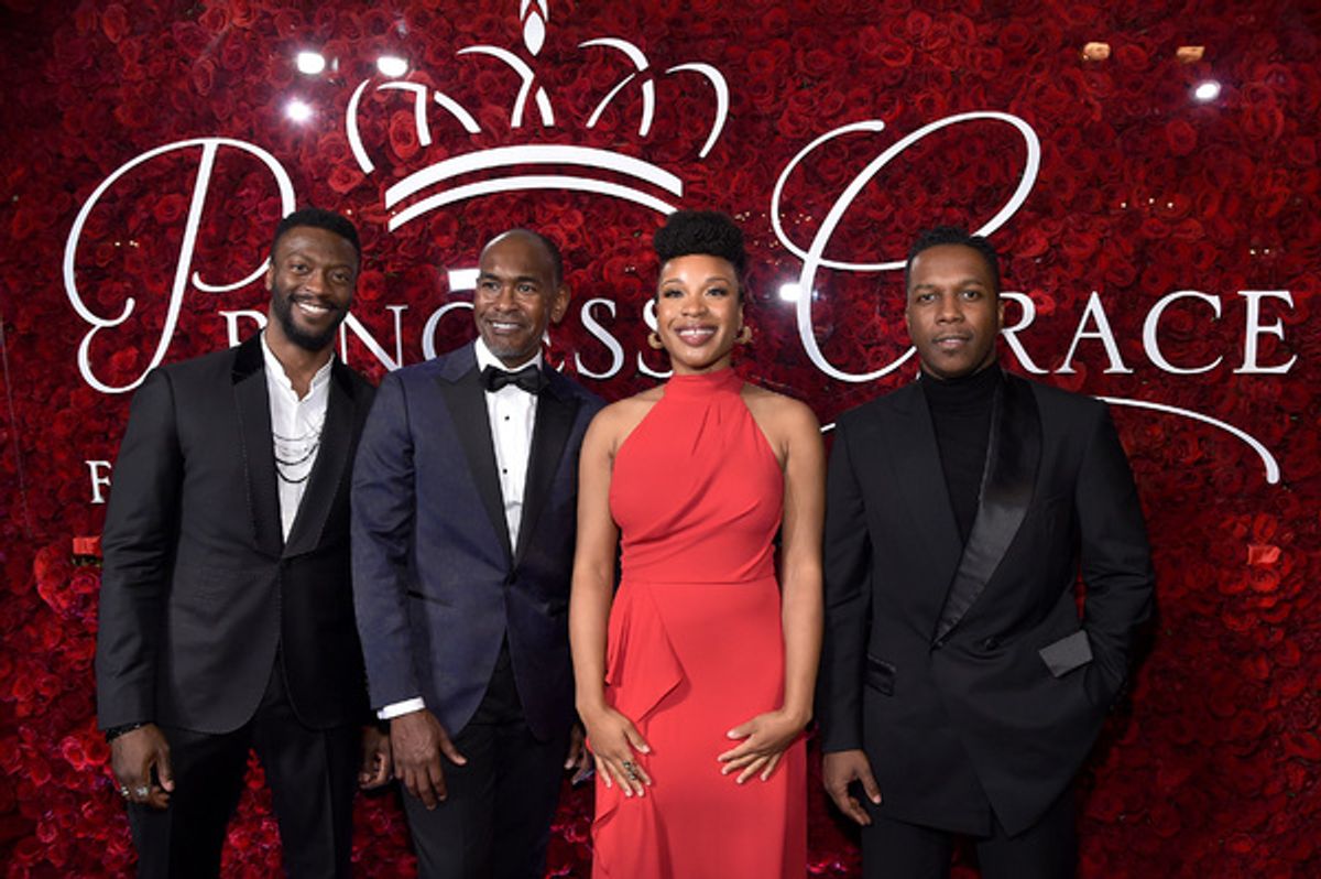 Aldis Hodge, Paul Tazewell, Chinonye Chukwu and Leslie Odom Jr.  at 