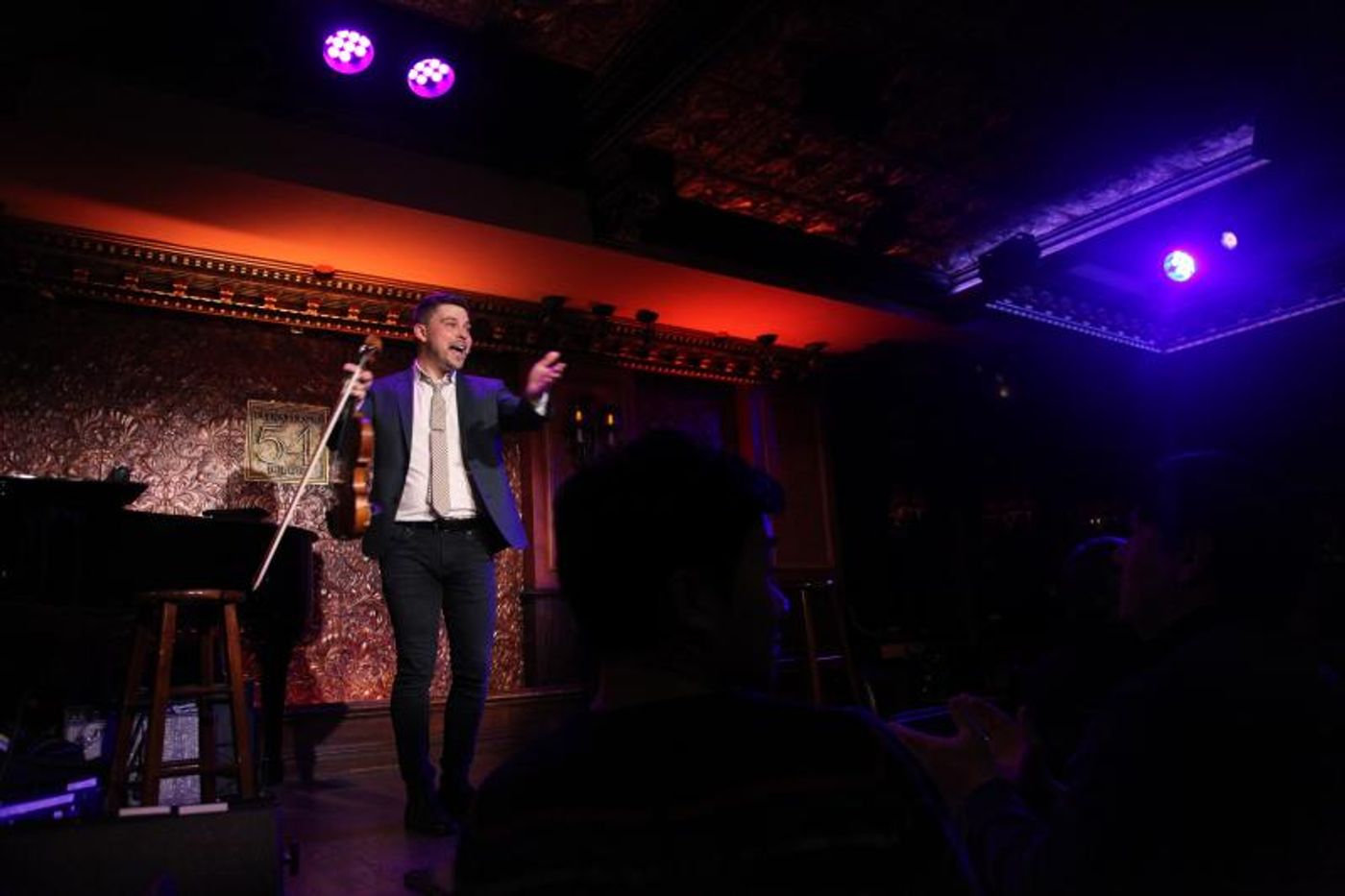 Review: Edmund Bagnell Hits a Sweet Note in HE PLAYS THE VIOLIN at 54 Below Review: Edmund Bagnell Hits a Sweet Note in HE PLAYS THE VIOLIN at 54 Below Image