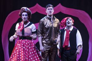 MATTHEW BALDWIN (Geppetta), OLI DICKSON (Joe), SHANE BARRAGAN (Pedro) @ BroadwayWorld MATTHEW BALDWIN (Geppetta), OLI DICKSON (Joe), SHANE BARRAGAN (Pedro) Photo