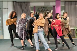 Natalie Casey and company Photo