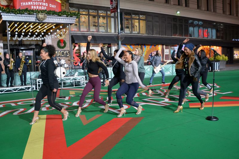 Photo Coverage: Idina Menzel, HADESTOWN, TINA - THE TINA TURNER MUSICAL, and More Rehearse For the 2019 Macy's Thanksgiving Day Parade — photo 46 of 59