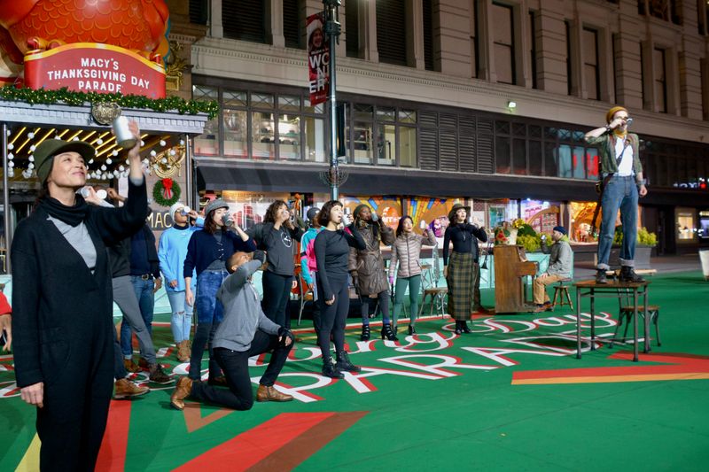Photo Coverage: Idina Menzel, HADESTOWN, TINA - THE TINA TURNER MUSICAL, and More Rehearse For the 2019 Macy's Thanksgiving Day Parade — photo 56 of 59
