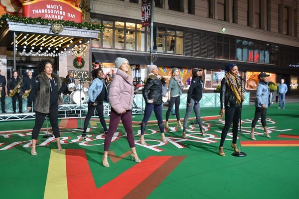 Photo Coverage: Idina Menzel, HADESTOWN, TINA - THE TINA TURNER MUSICAL, and More Rehearse For the 2019 Macy's Thanksgiving Day Parade  Image