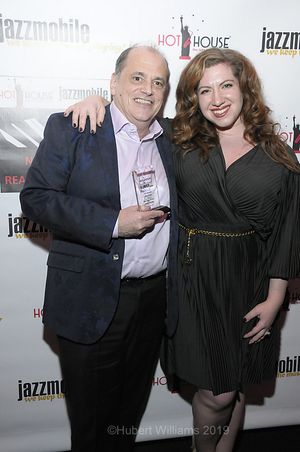 John Minnock, winner of Best Male Vocalist and Lydia Liebman Photo