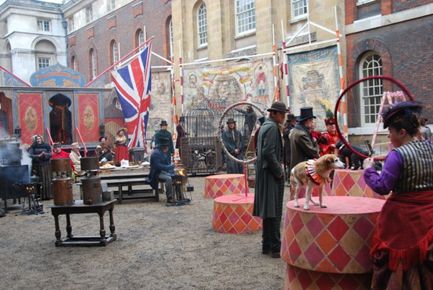 Photo Flash: London's Old Royal Naval College Hosts Filming Of THE CROWN, LES MISERABLES & More! Photo Flash: London's Old Royal Naval College Hosts Filming Of THE CROWN, LES MISERABLES & More! Image
