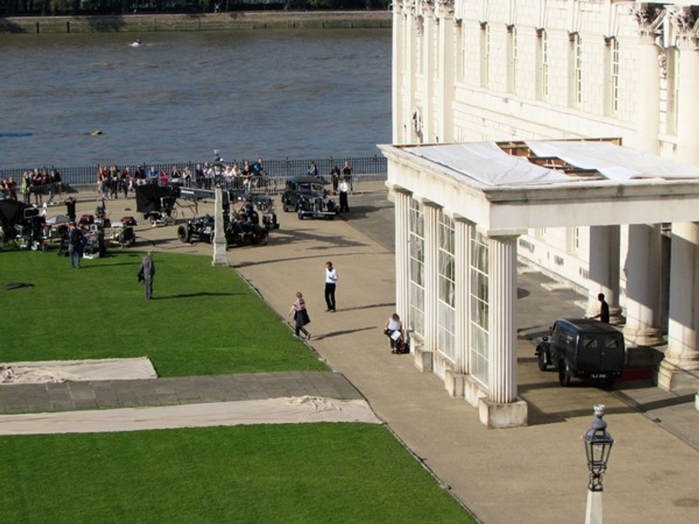 Photo Flash: London's Old Royal Naval College Hosts Filming Of THE CROWN, LES MISERABLES & More! Photo Flash: London's Old Royal Naval College Hosts Filming Of THE CROWN, LES MISERABLES & More! Image