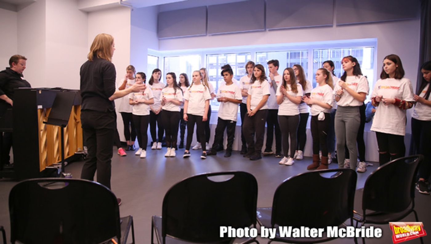 Photo Coverage: In Rehearsal with The Camp Broadway Kids Ensemble in Radio City's Sounds of Christmas  Image
