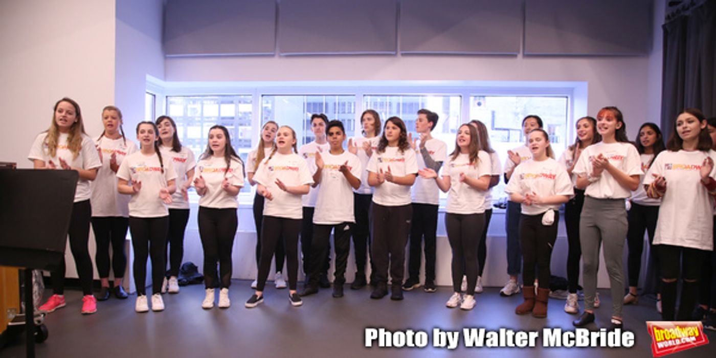 Photo Coverage: In Rehearsal with The Camp Broadway Kids Ensemble in Radio City's Sounds of Christmas  Image