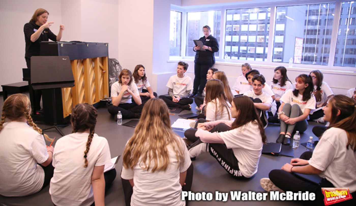 Photo Coverage: In Rehearsal with The Camp Broadway Kids Ensemble in Radio City's Sounds of Christmas  Image