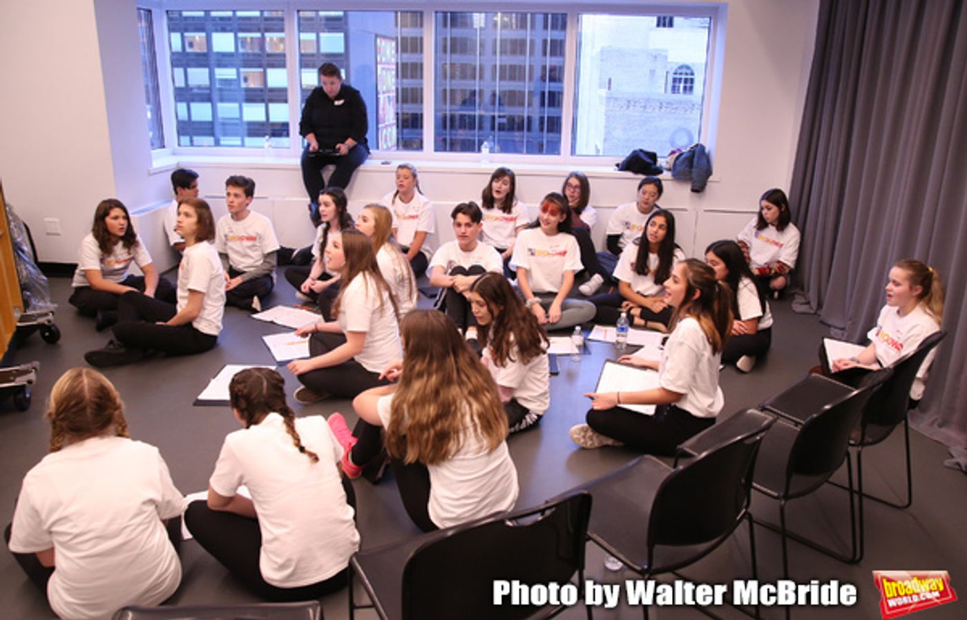Photo Coverage: In Rehearsal with The Camp Broadway Kids Ensemble in Radio City's Sounds of Christmas  Image