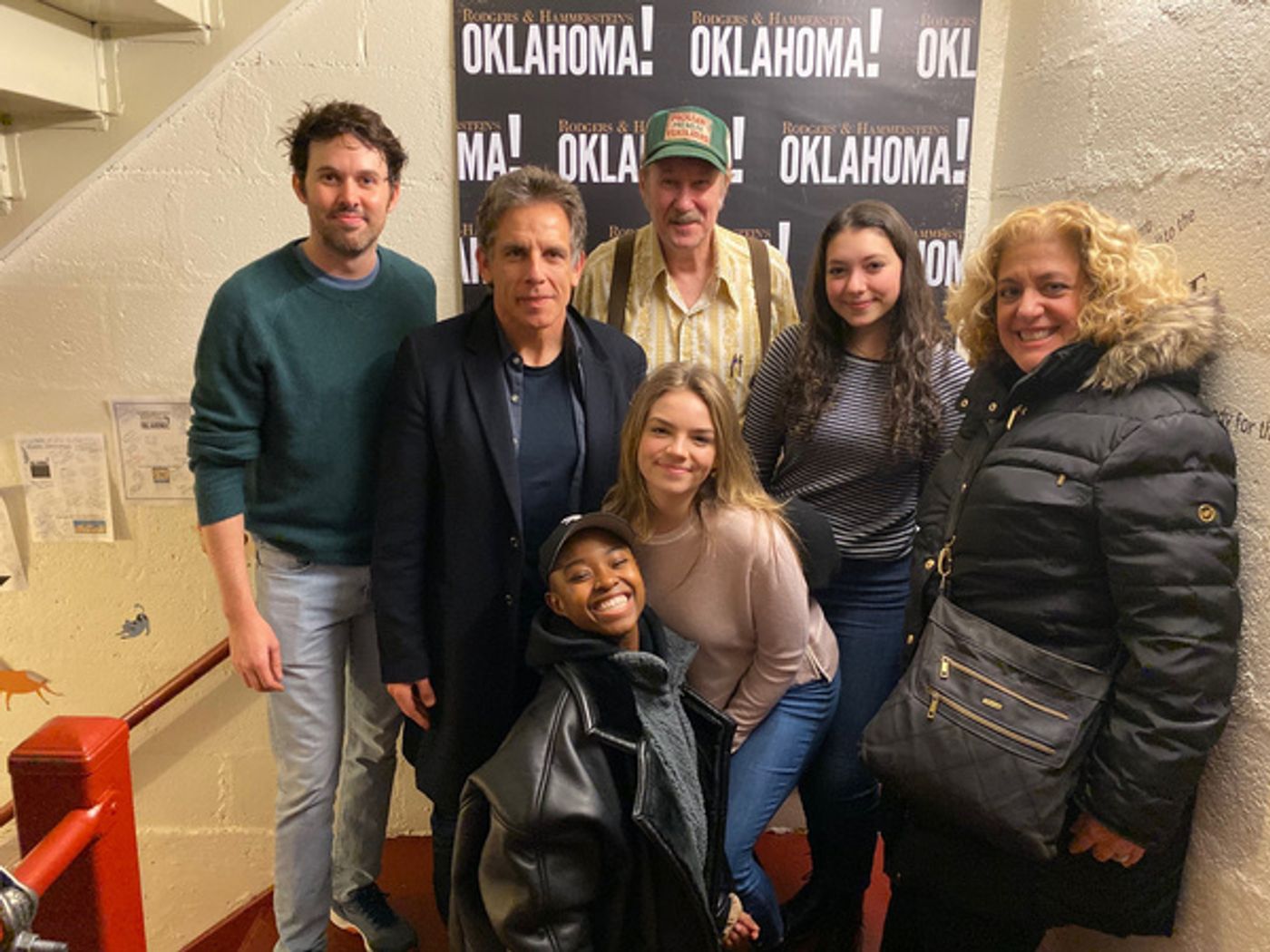 Photo Flash: OKLAHOMA! Celebrates Thanksgiving With a Potluck With Ben Stiller and His Daughter, Ella  Image