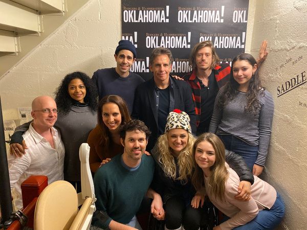 Photos: OKLAHOMA! Celebrates Thanksgiving With a Potluck With Ben Stiller and His Daughter, Ella — photo 3 of 6