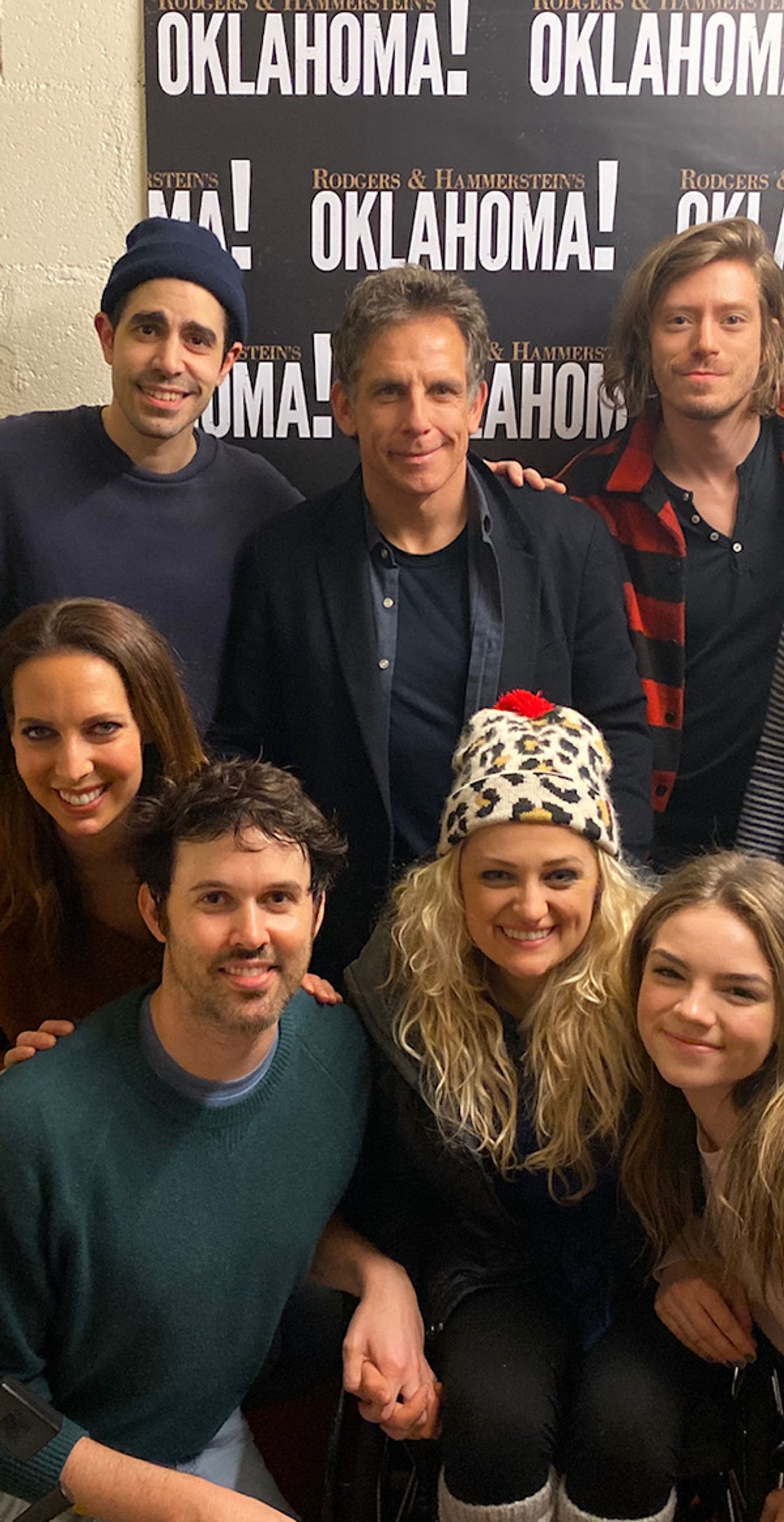 Photo Flash: OKLAHOMA! Celebrates Thanksgiving With a Potluck With Ben Stiller and His Daughter, Ella  Image
