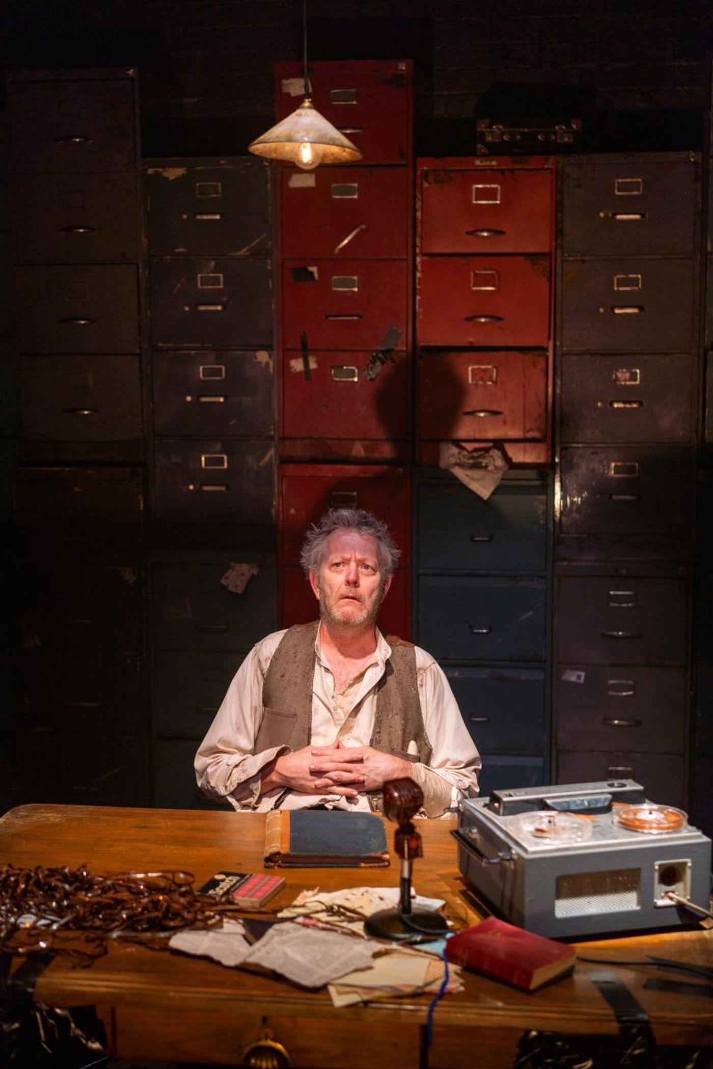 Review: Jonathan Biggins Delivers A Delightful Masterclass In Dramatic Physicality In KRAPP'S LAST TAPE Review: Jonathan Biggins Delivers A Delightful Masterclass In Dramatic Physicality In KRAPP'S LAST TAPE Image