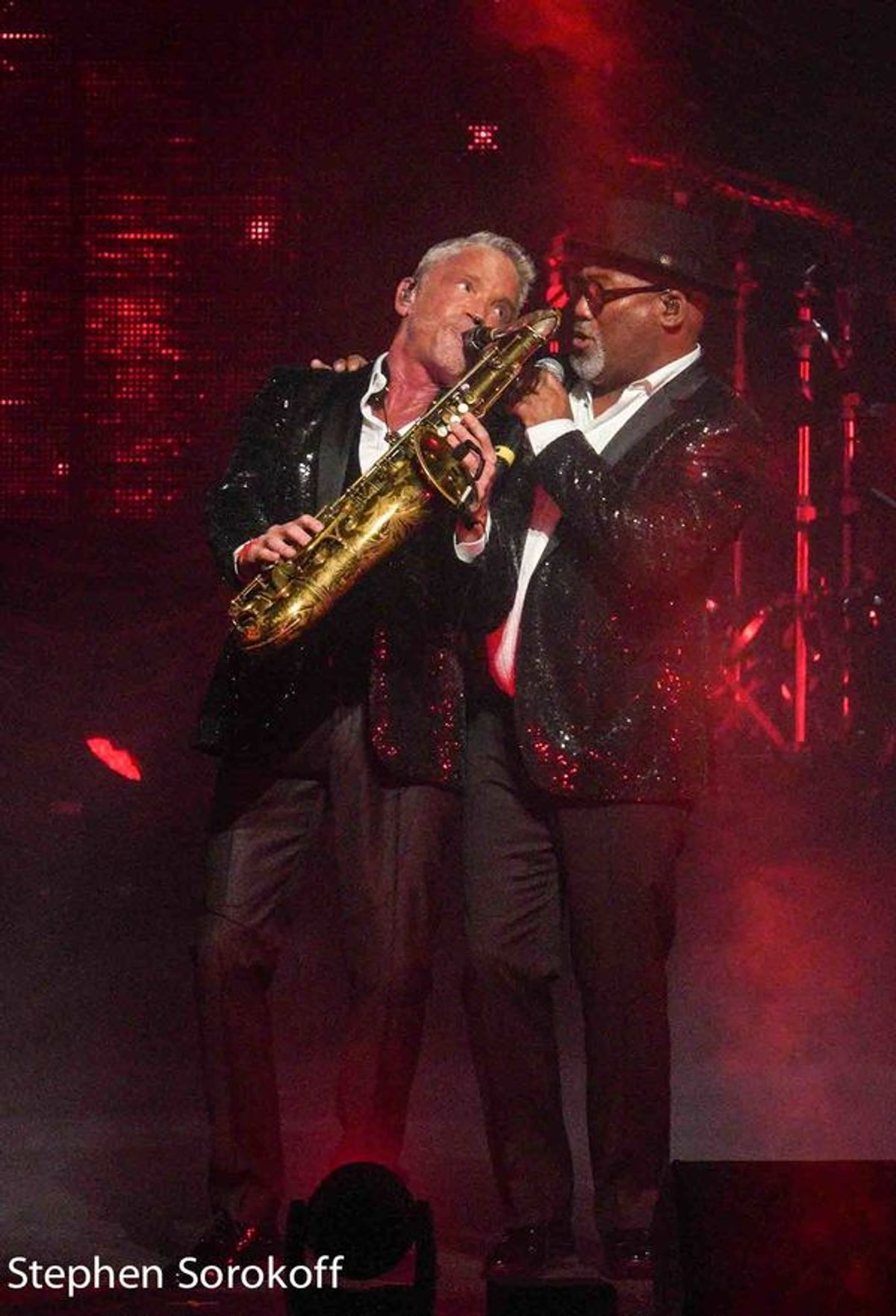 Dave Koz & Jonathan Butler at Dave Koz & Friends Christmas Tour Lights Up The Kravis Center