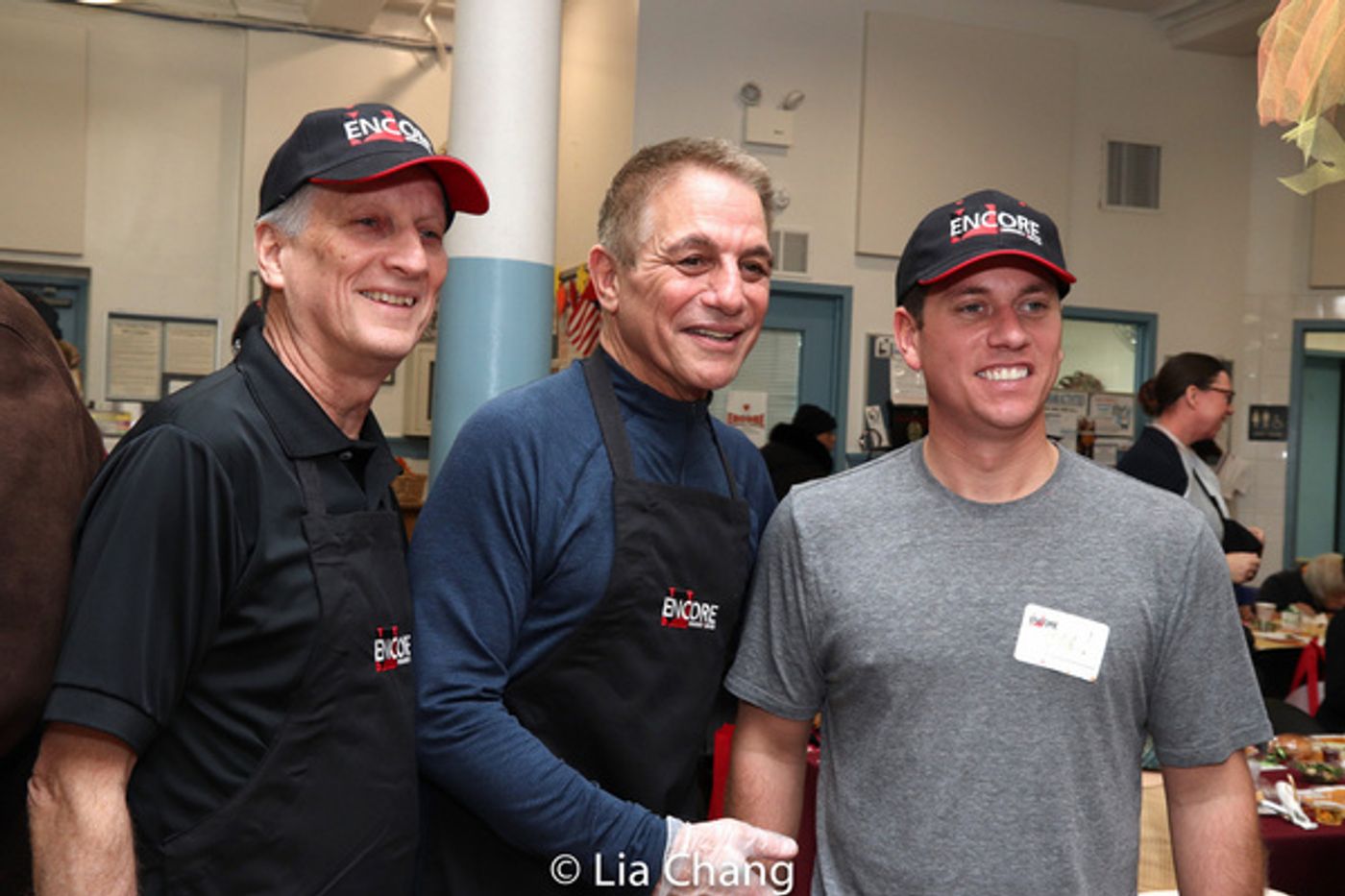 Photo Flash: Tony Danza Spends Thanksgiving Day With Encore Seniors At St. Malachy's  Image