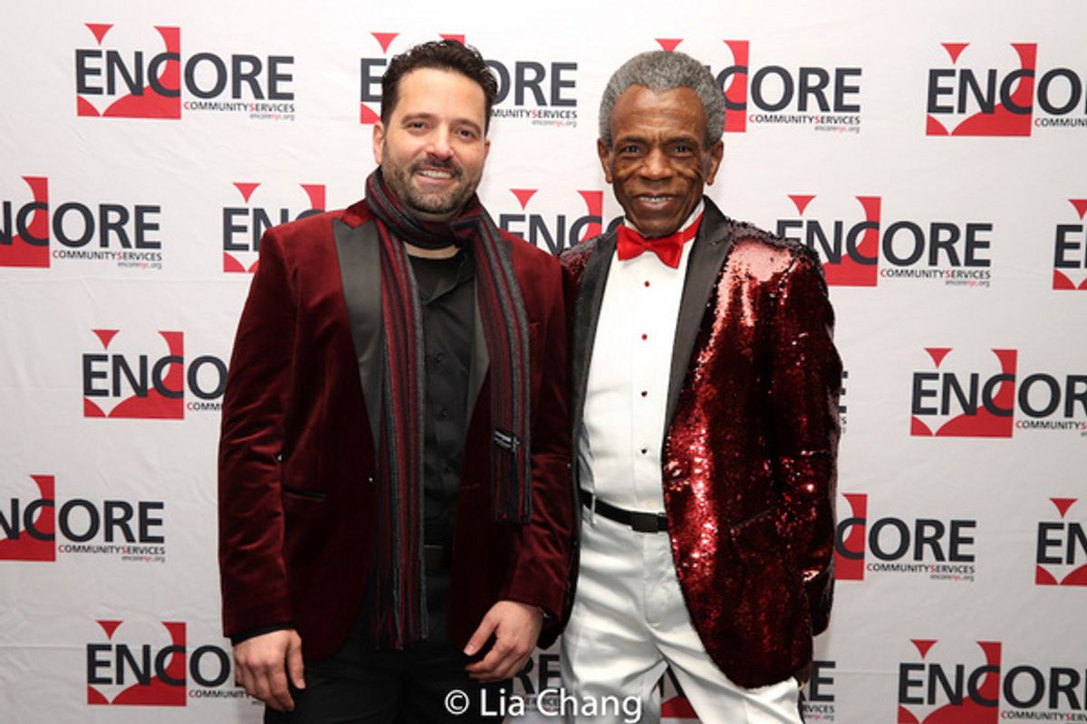 Encore Community Services Executive Director Jeremy L. Kaplan and Andre De Shields at 