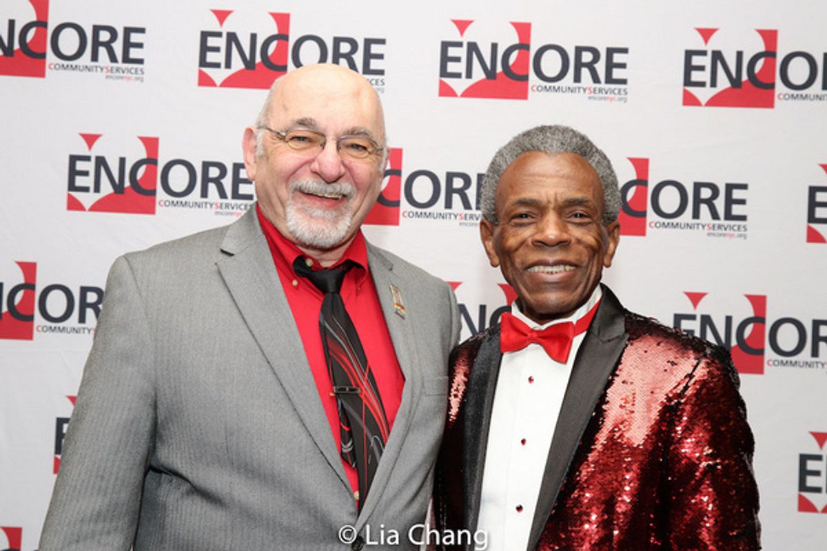 IATSE Local 798 Business Rep Daniel Dashman and Andre De Shields at 