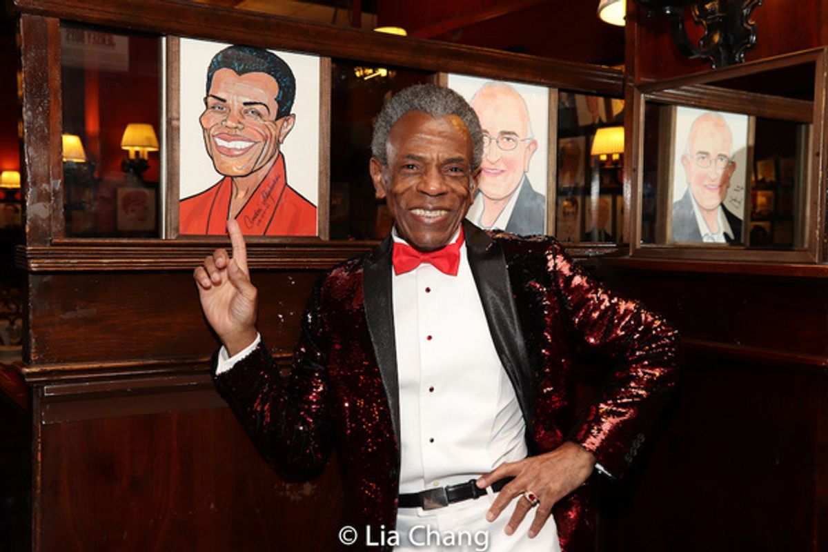 Andre De Shields with his Sardi''s caricature at 