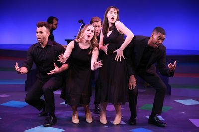 Justin Keyes, Greg Jarrett (rear), Mamie Parris, Benjamin Eakeley, Alex Getlin, Jovan Photo