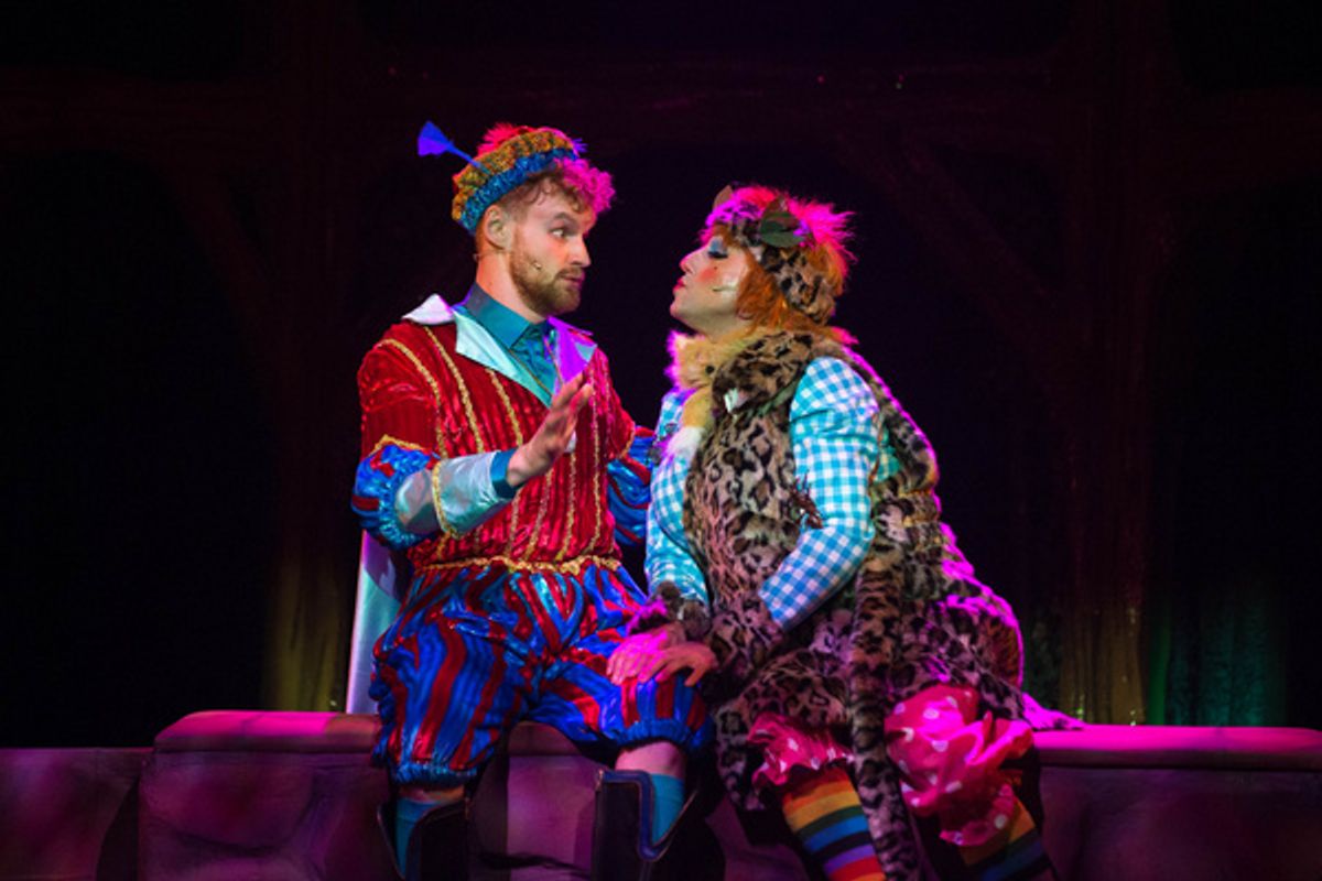 Lawrence Cole and John Barr in Robin Hood. Photo by Mark Sepple. at 