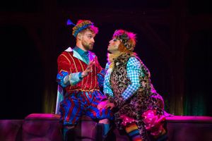 Lawrence Cole and John Barr in Robin Hood. Photo by Mark Sepple. Photo