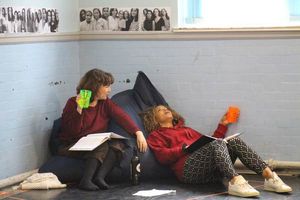 Caroline Faber and Angela Griffin Photo