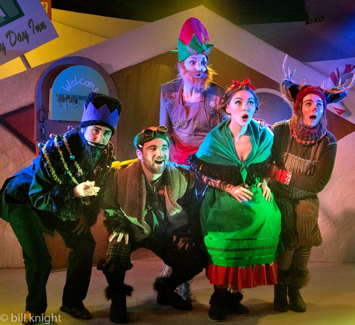 Catrine Kirkman, Matthew Kellett, Jennie Jacobs, Meriel Cunningham & Emily Cairns at 