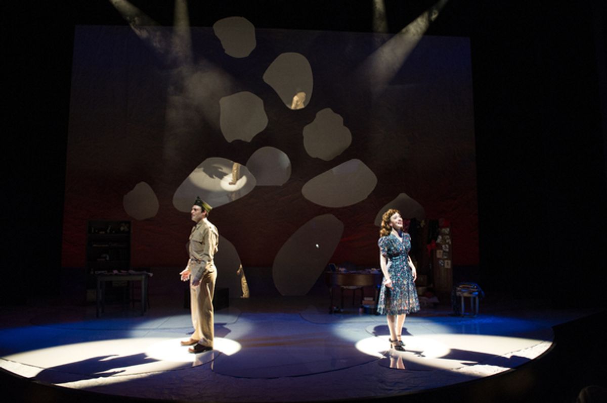 Jake Epstein and Amelia Pedlow  at 