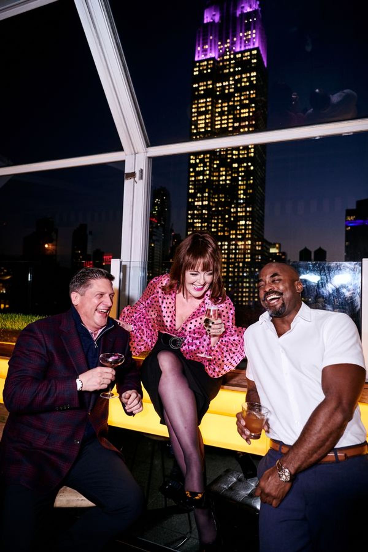 Christopher Sieber, Jennifer Simard, Terence Archie  at 