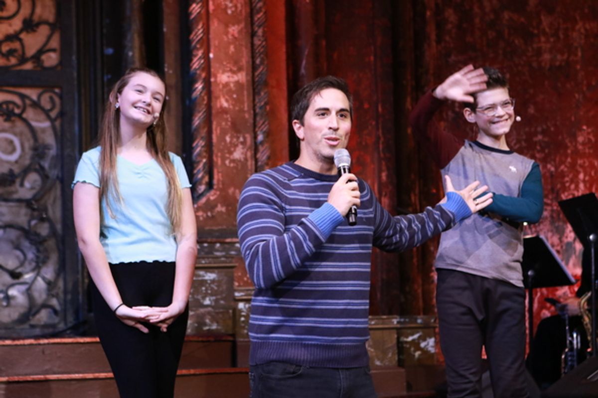 Matthew Scott and Broadway Dreams Students  at 