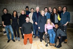 Bill Clinton, HiIlary Clinton, Daniel Fish and the Cast of OKLAHOMA! @ BroadwayWorld Bill Clinton, HiIlary Clinton, Daniel Fish and the Cast of OKLAHOMA! Photo