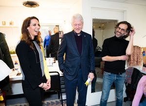 Mallory Portnoy, Bill Clinton, Daniel Fish @ BroadwayWorld Mallory Portnoy, Bill Clinton, Daniel Fish Photo