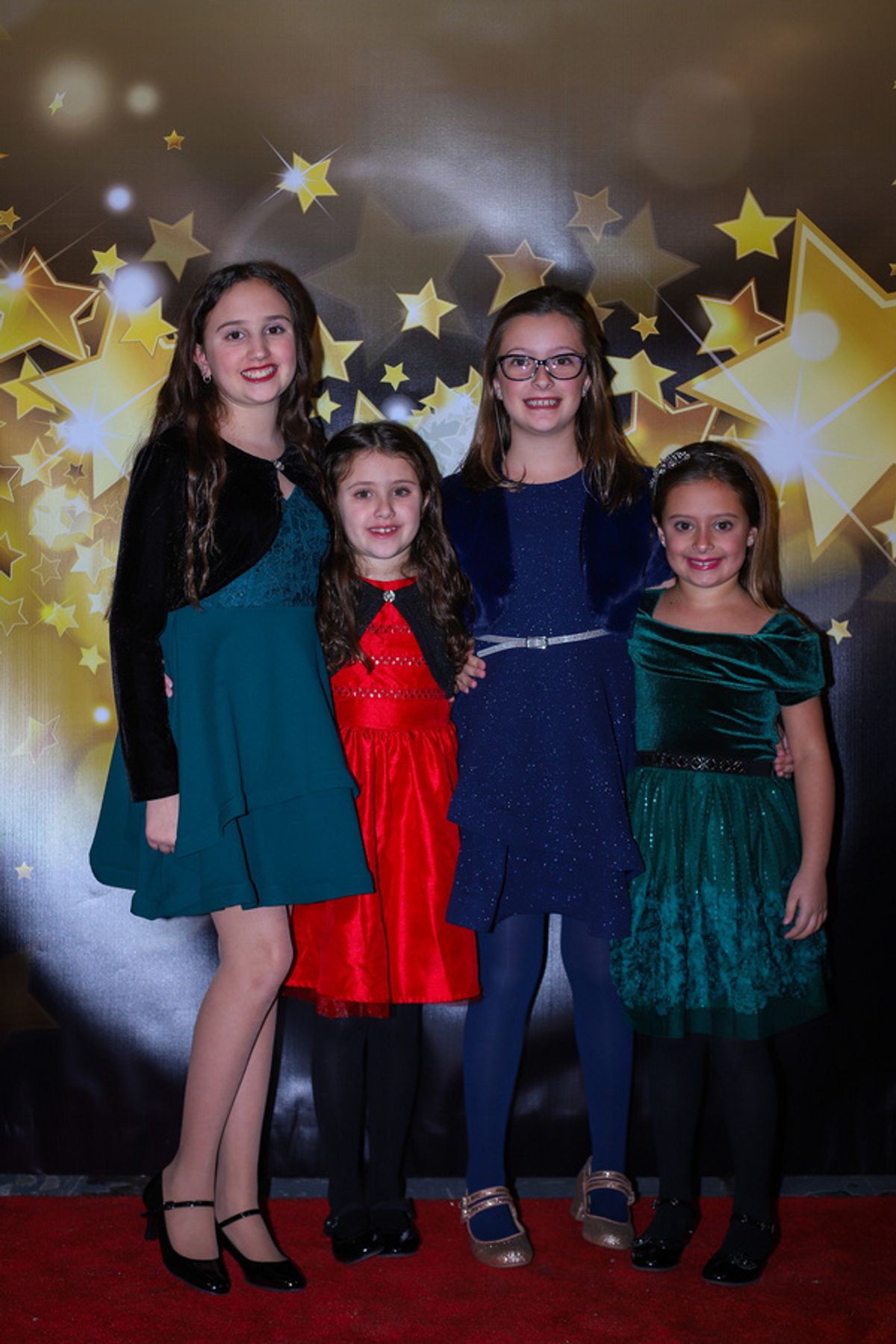 Megan Simonelli, Brynn Simonelli, Elle Basile, Eve Basile at 