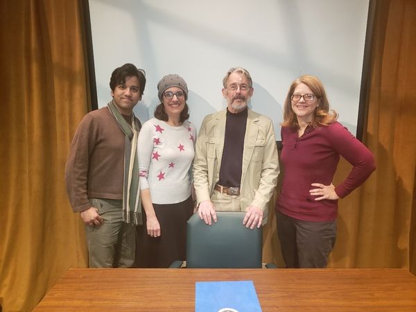 Imran Sheikh, Laura Shaw Frank, Hendrik Hertzberg, Susan Lambert Hatem
 Photo