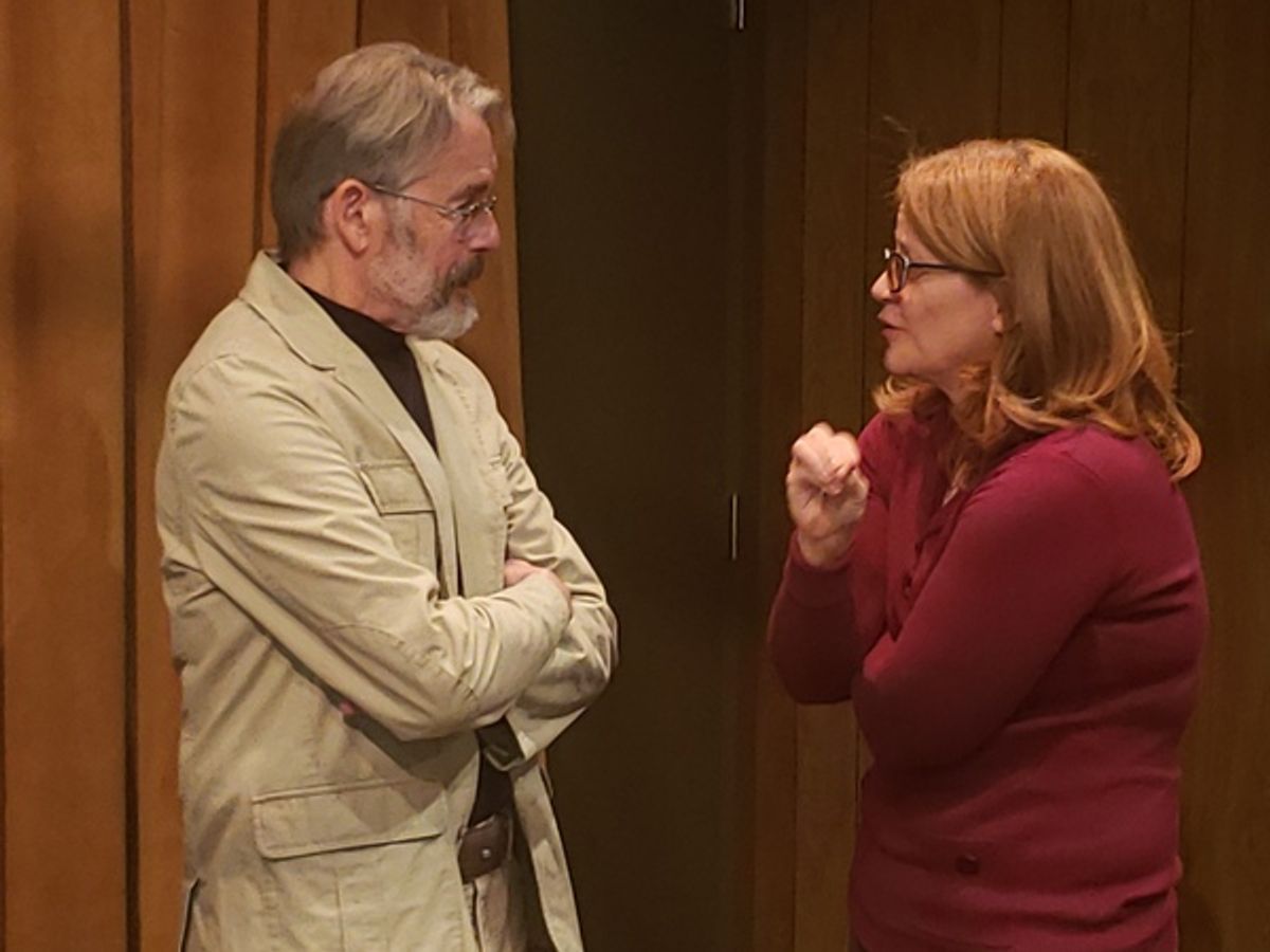 Hendrik Hertzberg and Susan Lambert Hatem at 