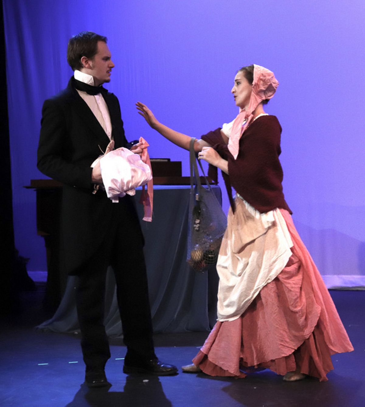 Evan Wormald, Heather Cadarette at 