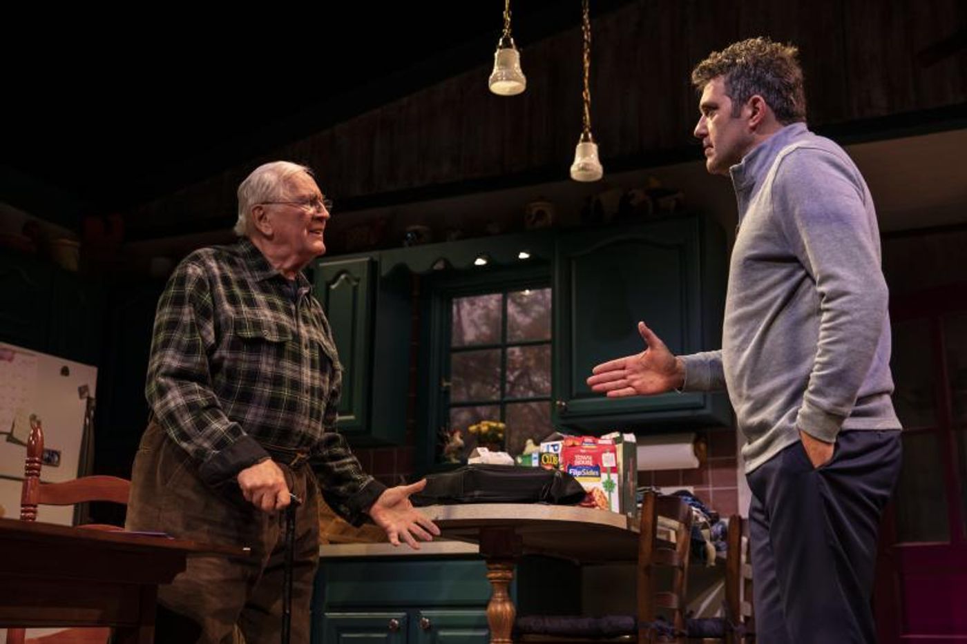 Review: Len Cariou and Craig Bierko as Bantering Father and Son in George Eastman's HARRY TOWNSEND'S LAST STAND  Image